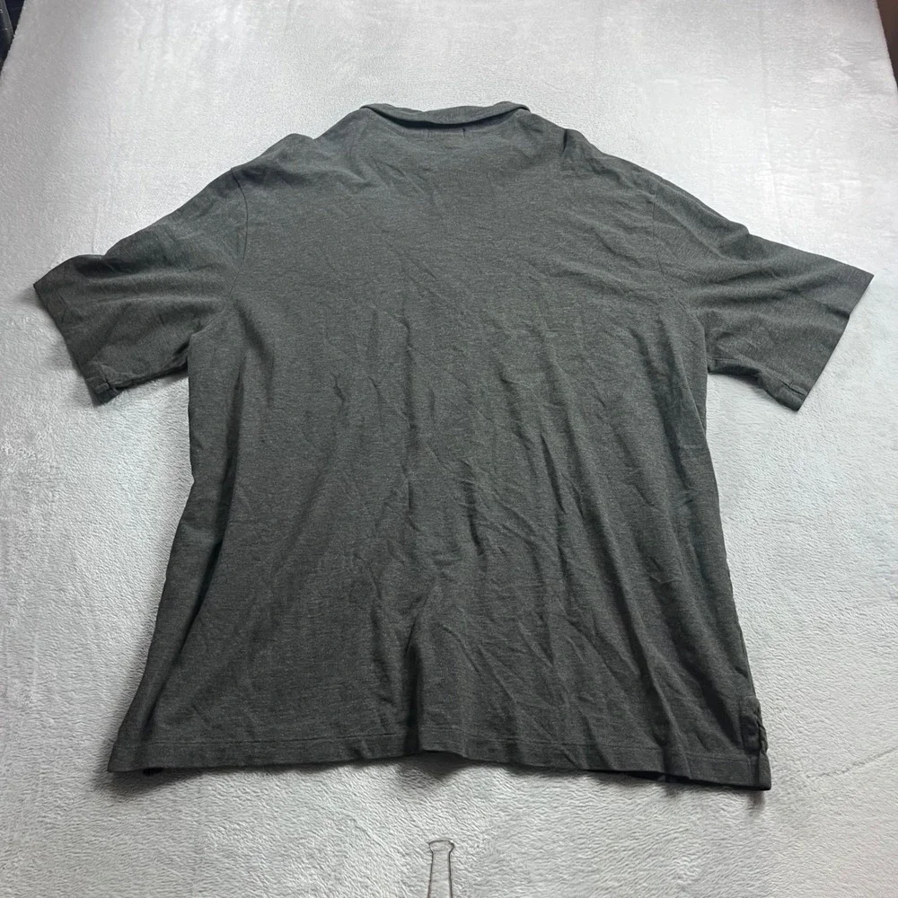 Polo Ralph Lauren Featherweight Mesh Polo Shirt Mens 2XLT Tall Gray Short Sleeve